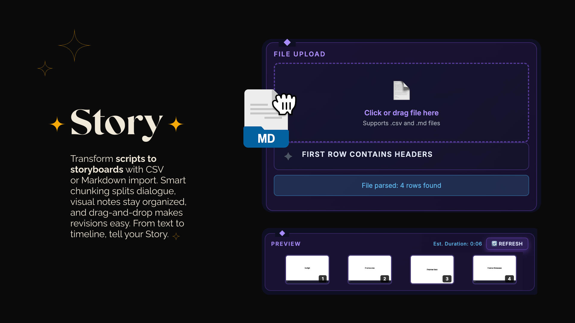 Story plugin