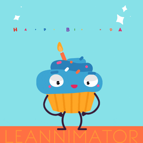 Happy Birthday GIF by Leannimator